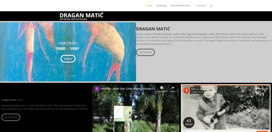 Dragan Matić – Artwork and Network
